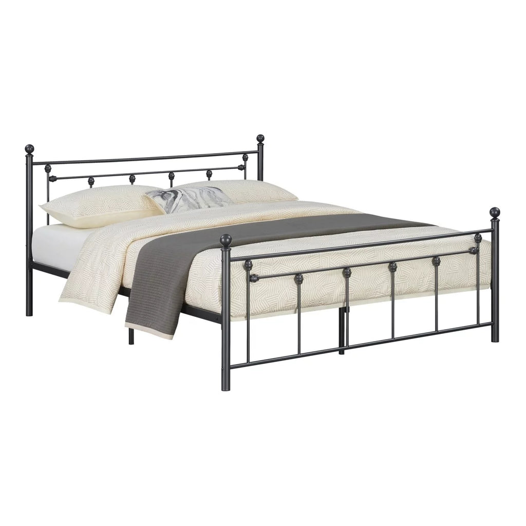 Queen Size Heavy Steel Metal Frame Bed H771