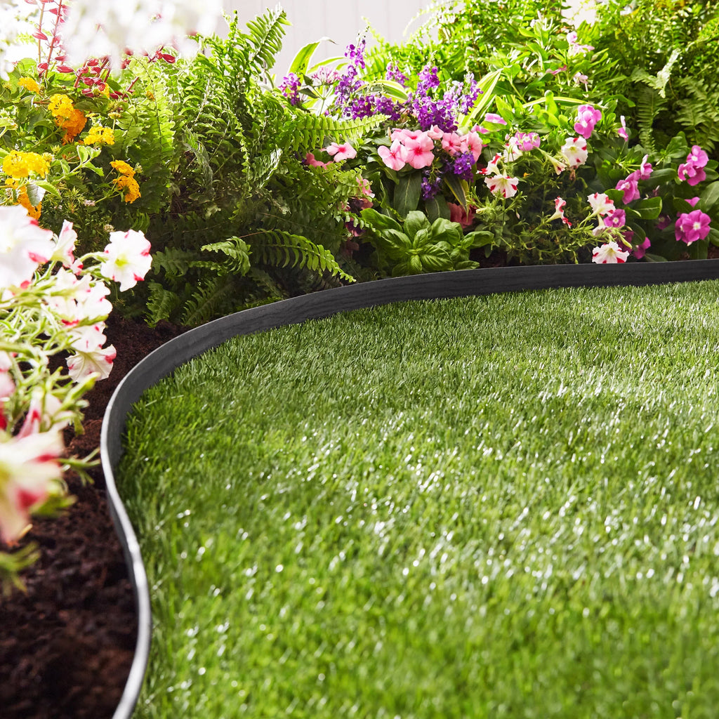2-inch Tall 30-ft Plastic Black Landscape Edging Z6727