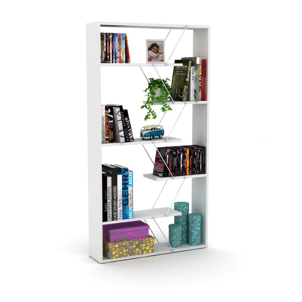 5 Tier Modern Bookshelf A8545