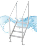 4 Step Aluminum Dock Ladder with Wide Step A30042