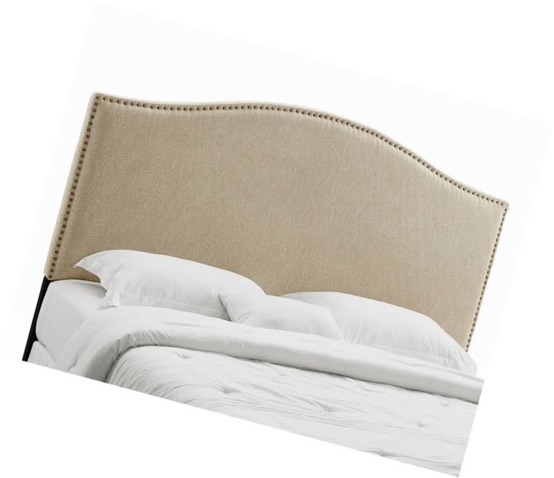 King Cal. King Linen Panel Headboard B4107