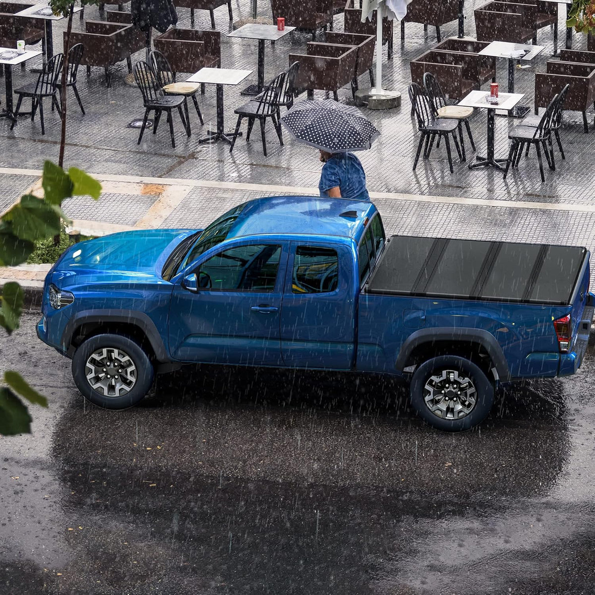 Hard Quad-fold Truck Bed Tonneau Cover W72074