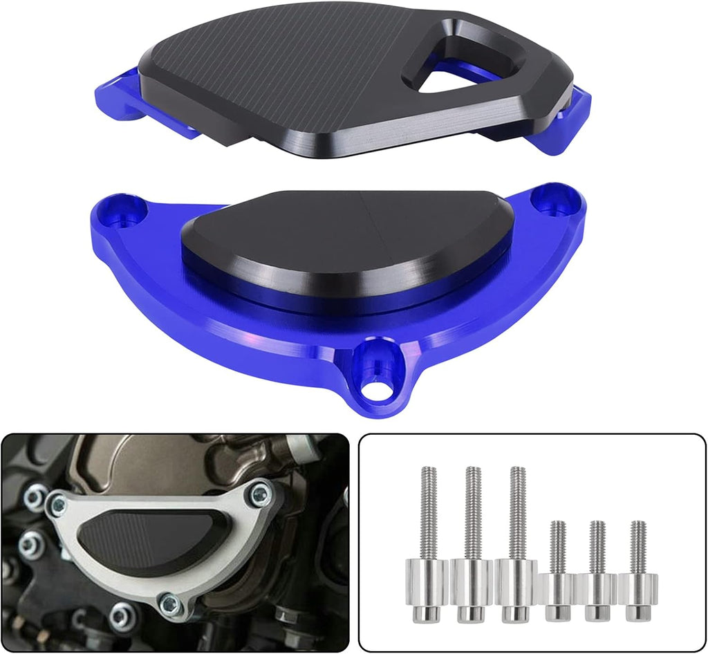 Blue Engine Guard Cover Frame Protector for Yamaha MT10 2016 2017 2018 2019 Pack of 2 X360311