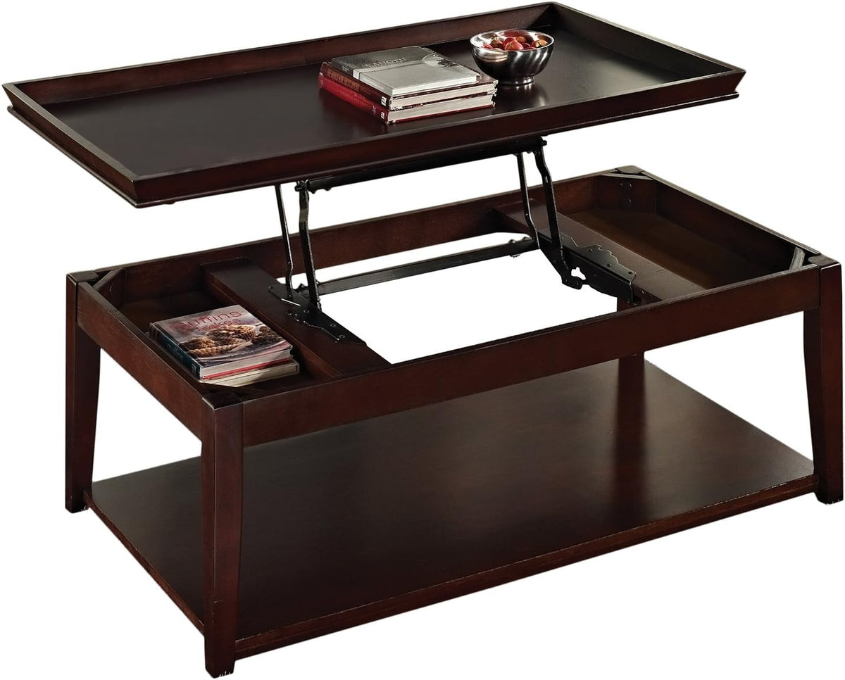 Lift-Top Cocktail Table with Casters Z698