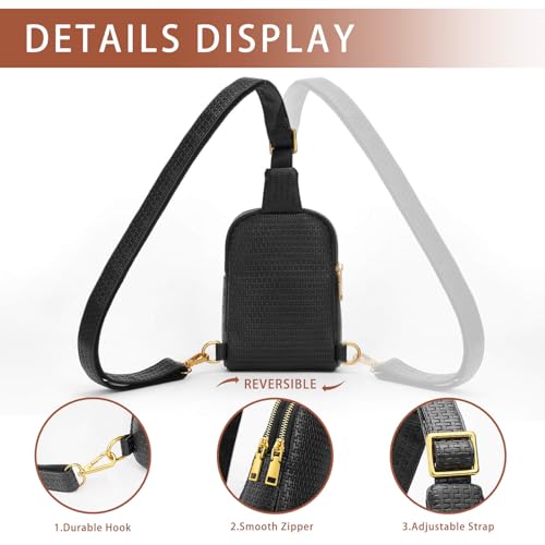 Soft Vegan Leather Crossbody Sling Bag F519