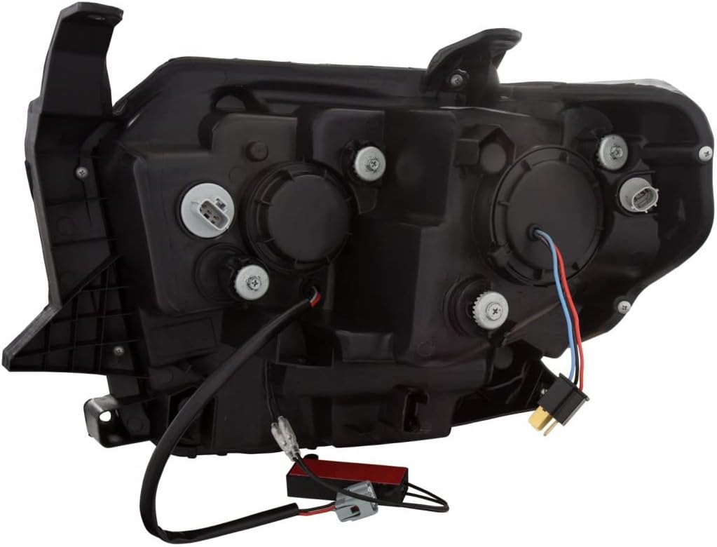 Projector Headlights with U-Bar Black with DRL D502