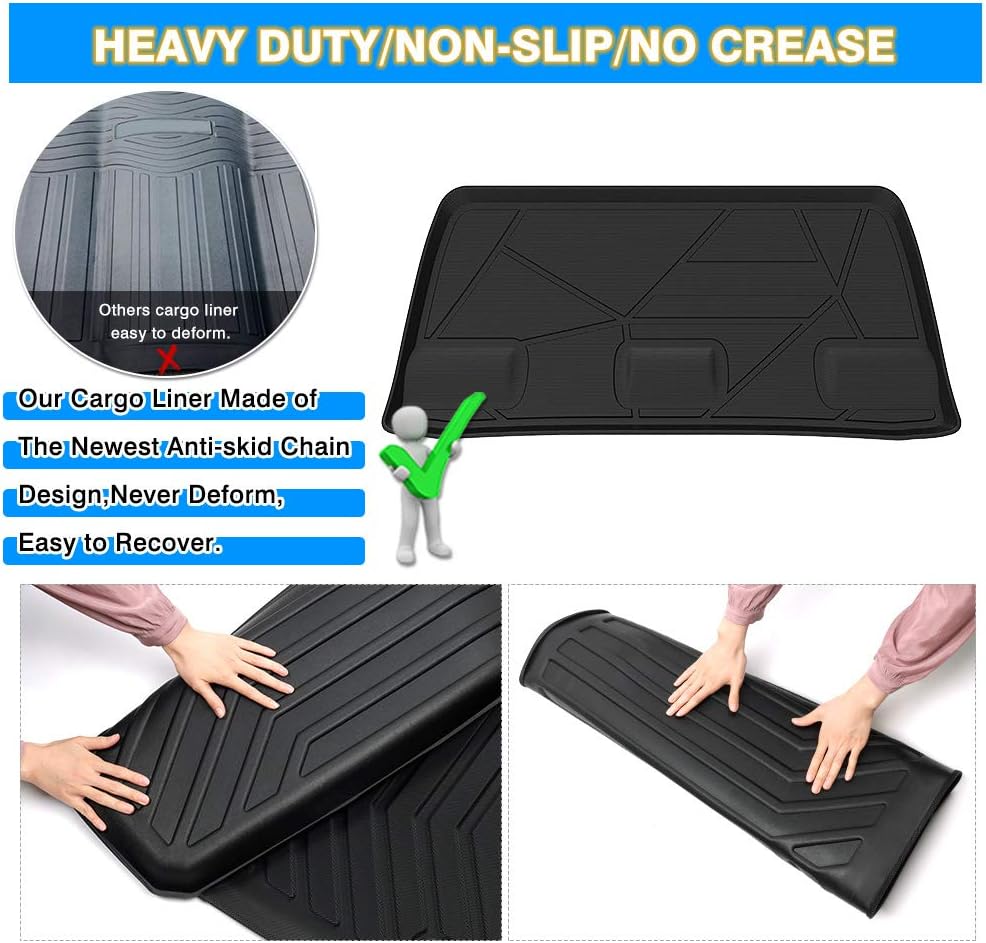 Custom Fit Cargo Liner Trunk Floor Mat Pack of 2 F950