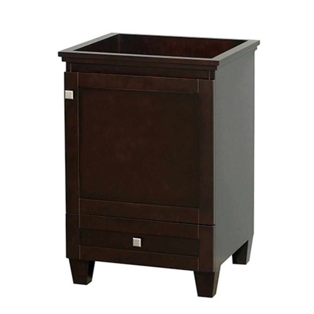 Espresso Solid Oak Vanity Cabinet U75905