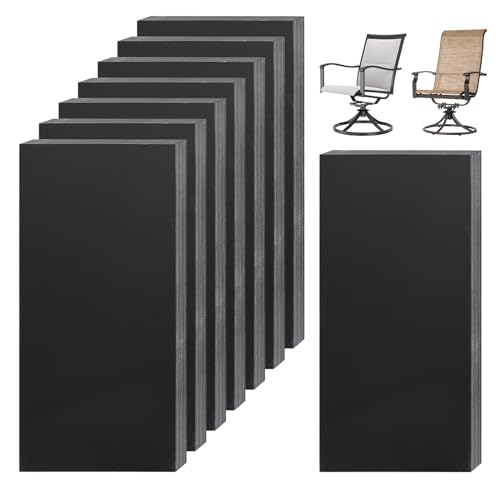 8-Pack Fiberglass Spring Plates Replacement Parts, 5 x 2.5 x 0.25 Inch N755515