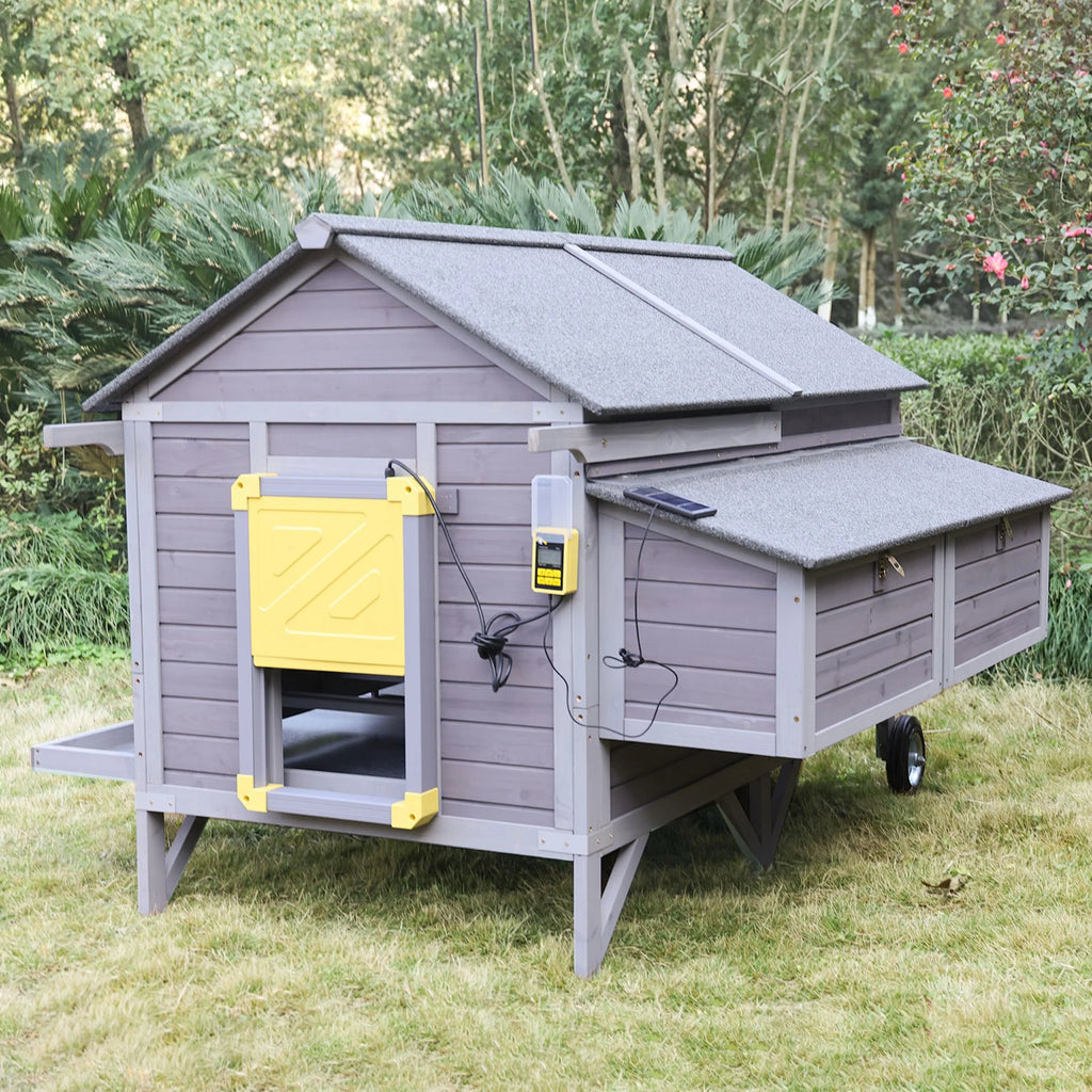 Solar Automatic Chicken Coop Door with Light Sensor M3704