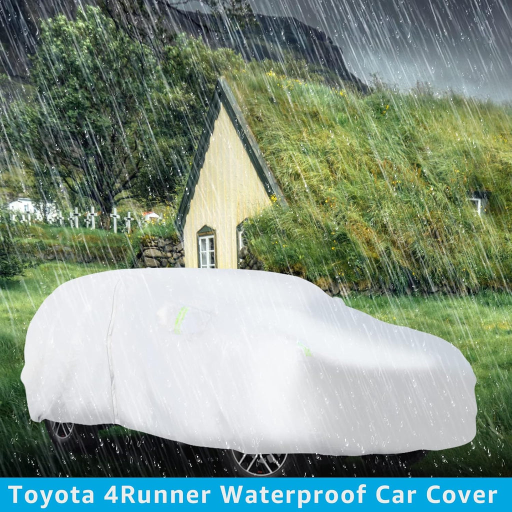6 Layers All Weather Waterproof Outdoor Full Exterior Car Cover with Zipper K4379
