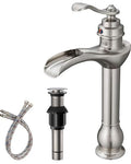 Brushed Nickel Single-Handle Vessel Sink Faucet D415986
