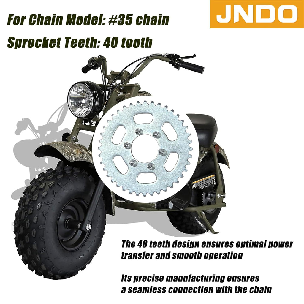 40 Teeth Rear Sprocket for Mini Bike Go Kart Y8410