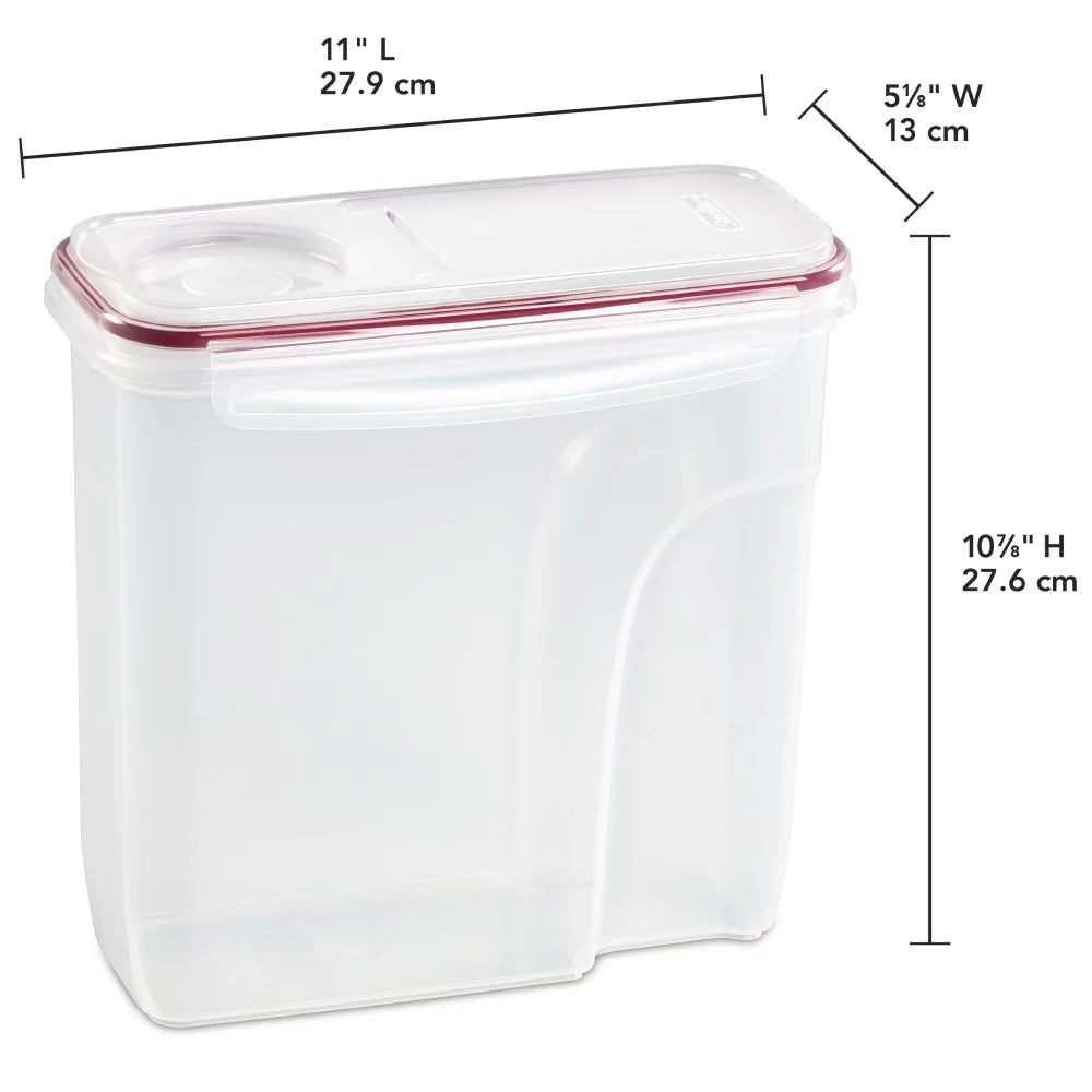 Clear 3-Pack 6 Qt. Cereal Storage Container X577841