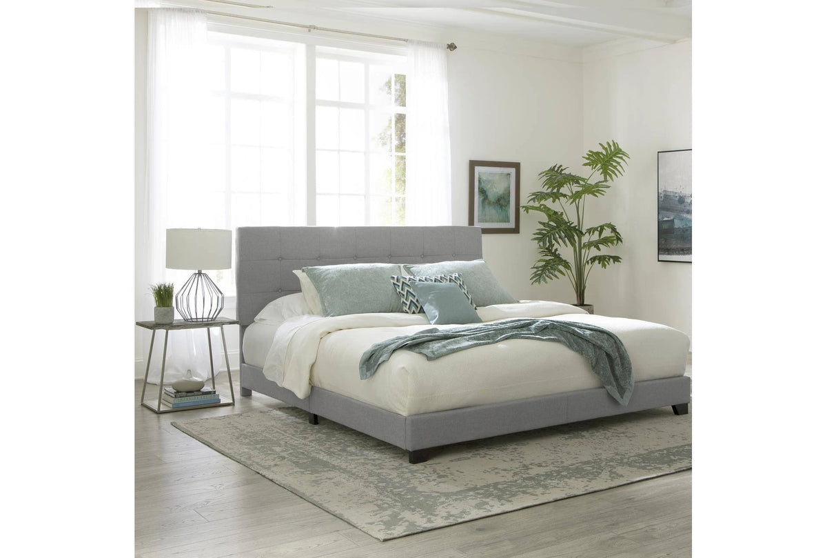 Queen Upholstered Platform Bed B65908