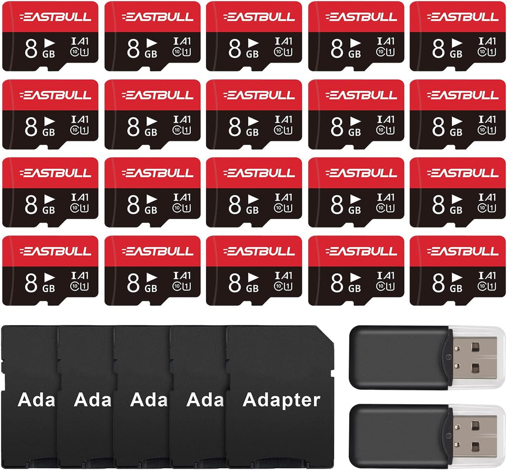 8GB Micro SDHC Class 10 Memory Cards 50 Pack Z96448
