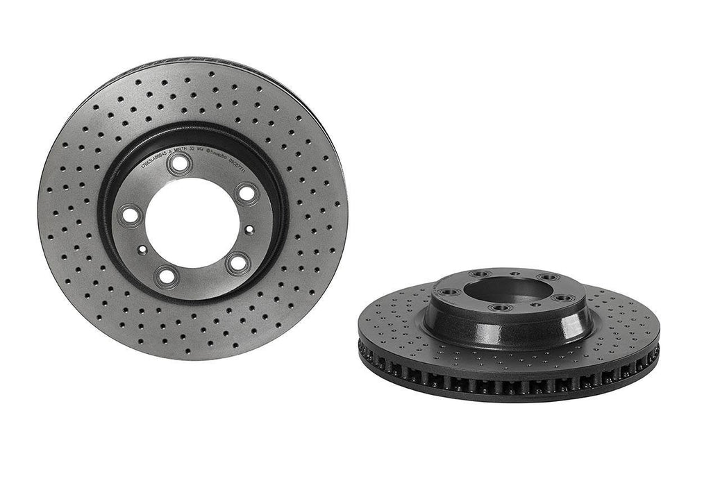 UV-Coated Disc Brake Rotor Set Pair O80538