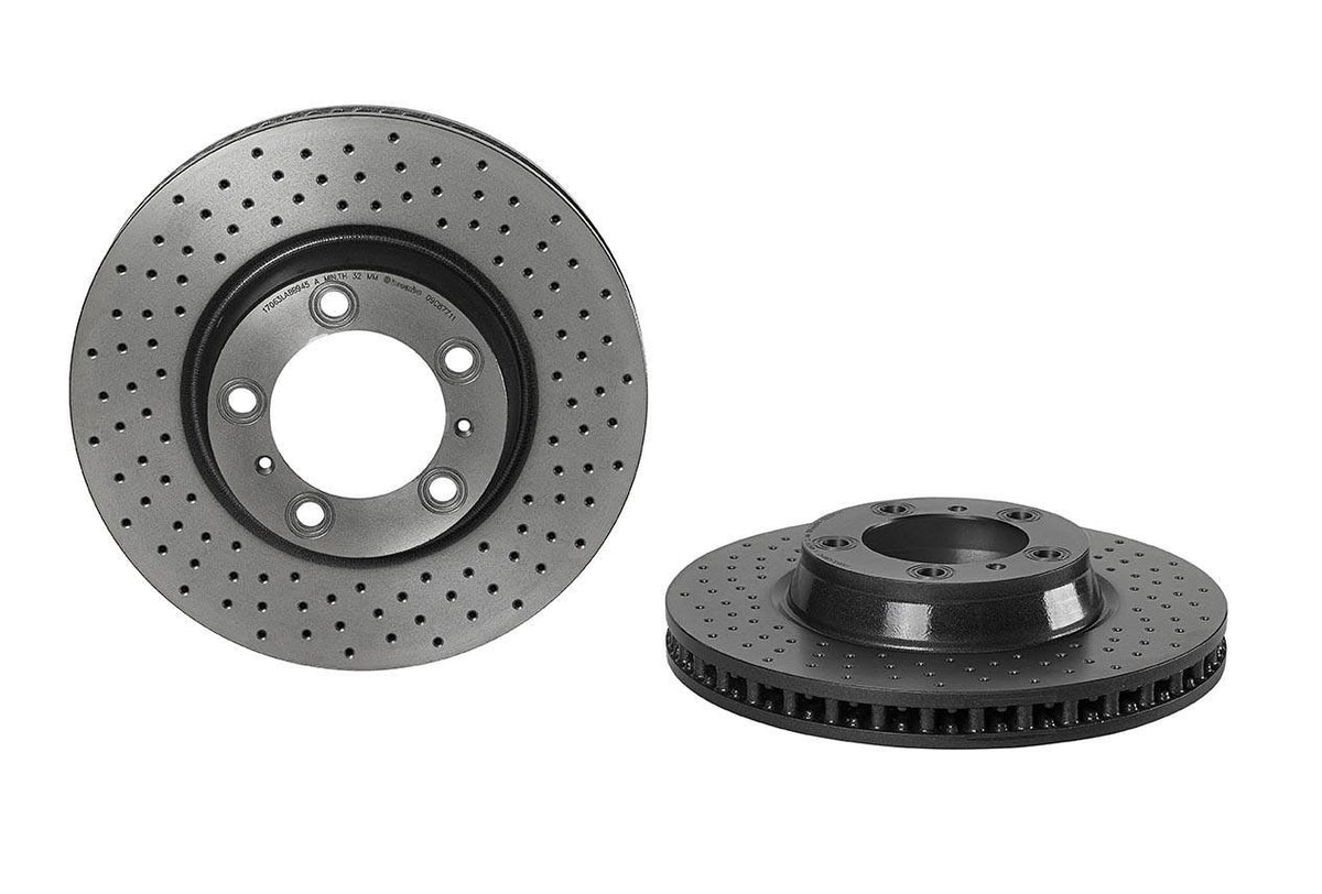 UV-Coated Disc Brake Rotor Set Pair O80538