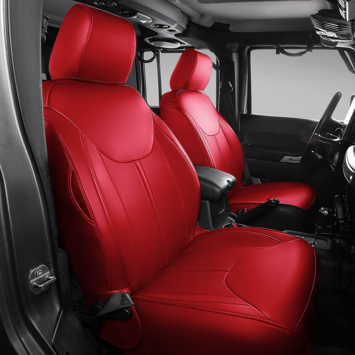 PU Leather Car Seat Covers Front and Back F41259