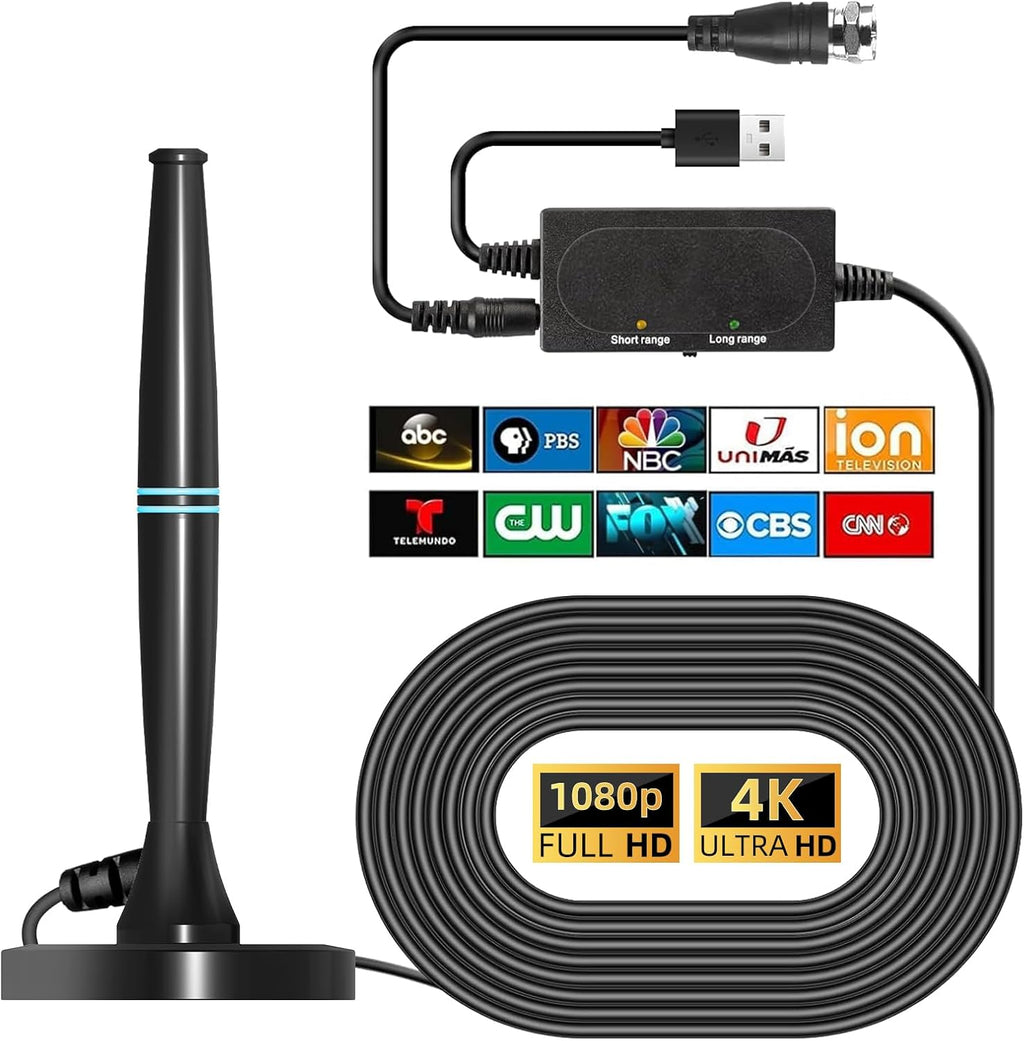 Amplified HDTV Indoor Digital Antenna Long Range TV Antenna Y724