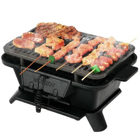 Cast Iron Charcoal Tabletop BBQ Grill Stove G907