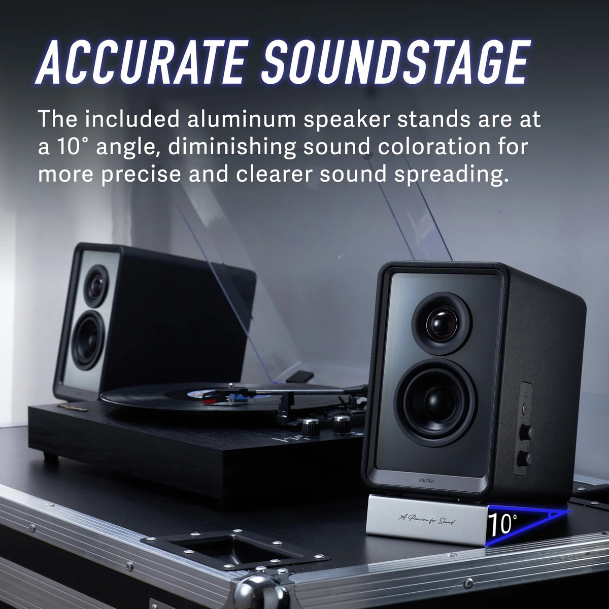 Black Active Monitor Speakers F53447