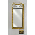 17 in. x 34 in. Recessed Single Door Cabinet with Traditional Lights L594