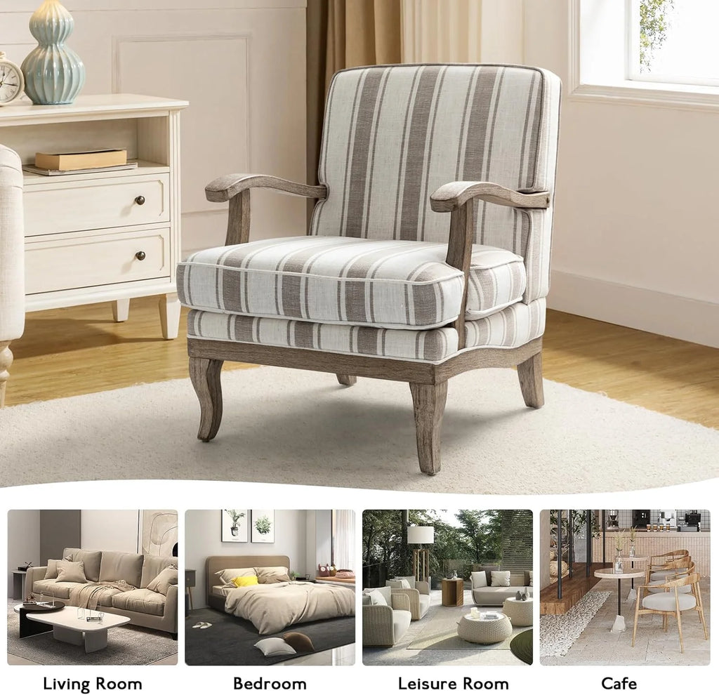 Upholstered Accent Chair Set Of 2 E890