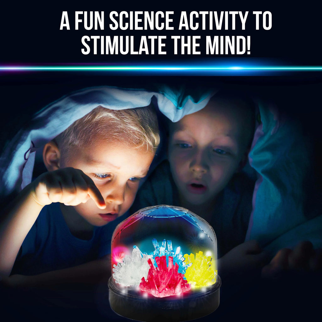 Crystal Growing Science Set with Light Up Display Dome Y34300