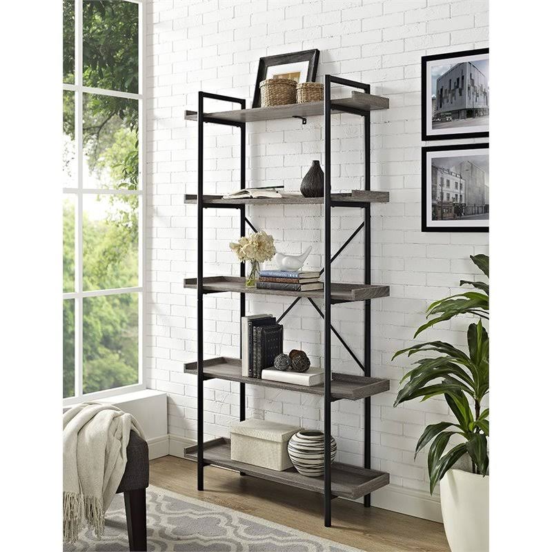 5 Shelf Driftwood Bookcase D117