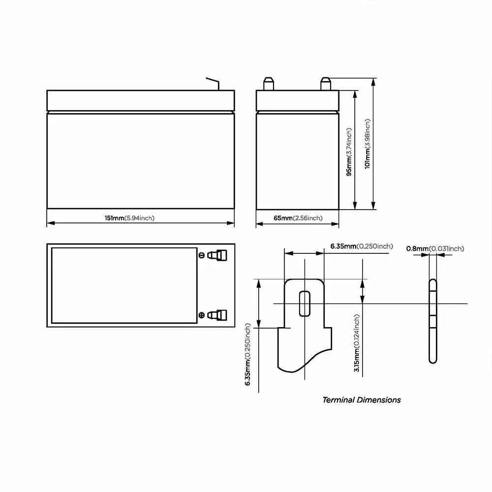 Replacement Battery P405