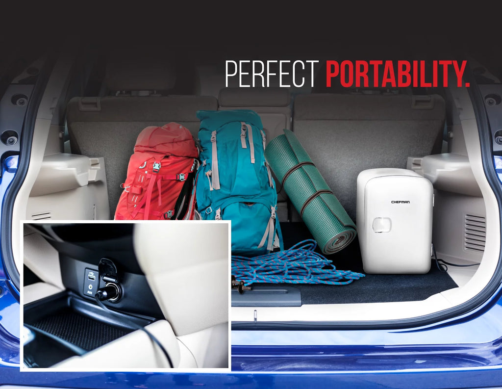 Portable 4L Mini Fridge Black Y7230