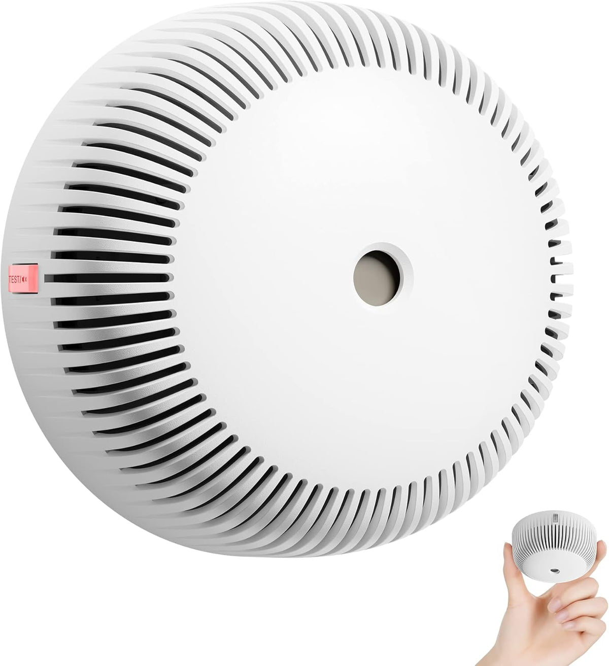 10-Year Battery Smoke Detector with Photoelectric Sensor, Pack of 2 W525809