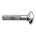 1/4-20 2-1/2 In Steel Carriage Bolts X658