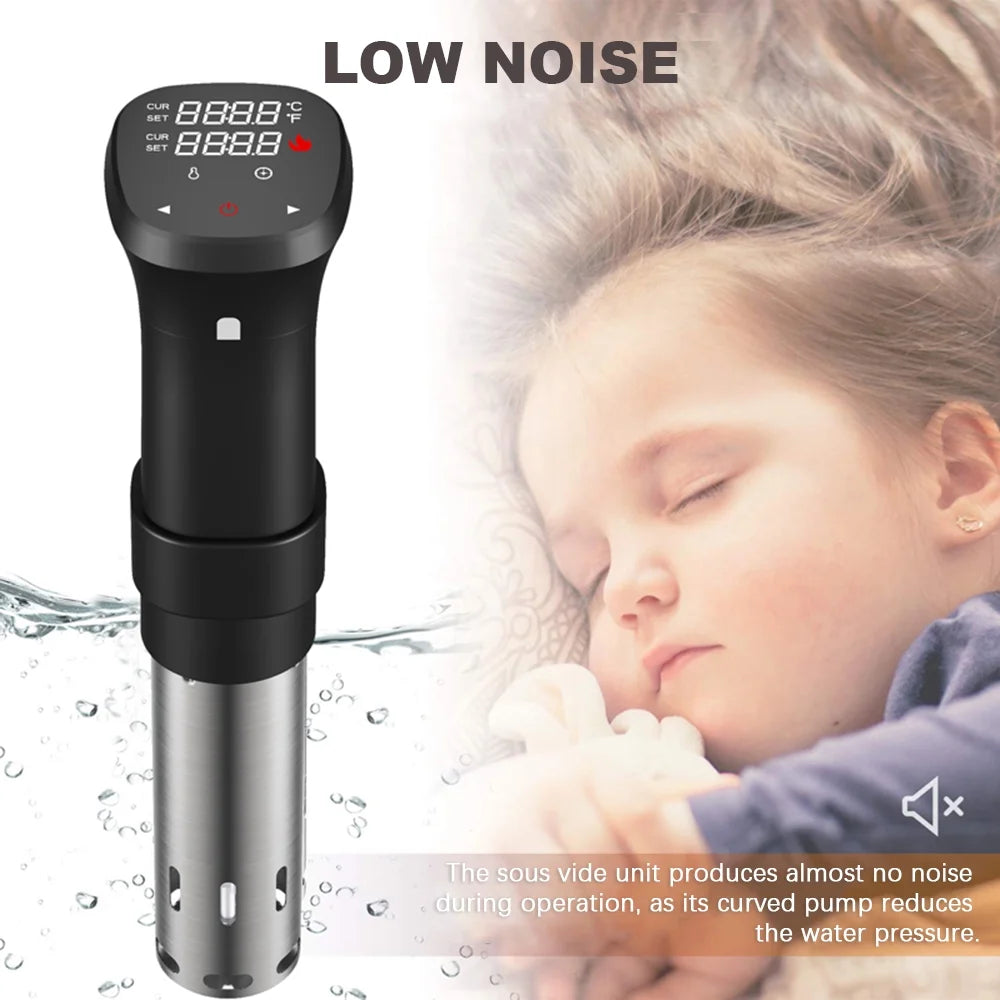 1100W Sous Vide Cooker Waterproof with Display Screen T589