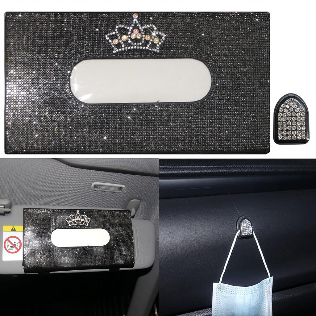 Red Queen Crown Tissue Box Holder for Sun Visor Z89571
