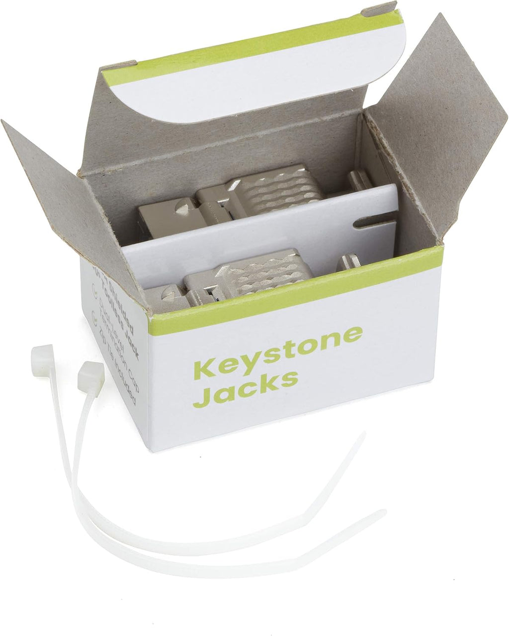 12 Pack Shielded Cat6A Toolless Keystone Jack X138
