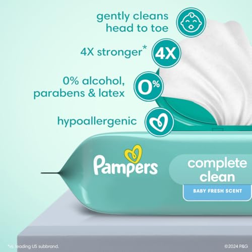Baby Fresh Scented Baby Wipes, 72 Total V11272