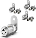 3 Pack Keyed Alike 5/8 Inch Zinc Alloy Cabinet Locks N954761