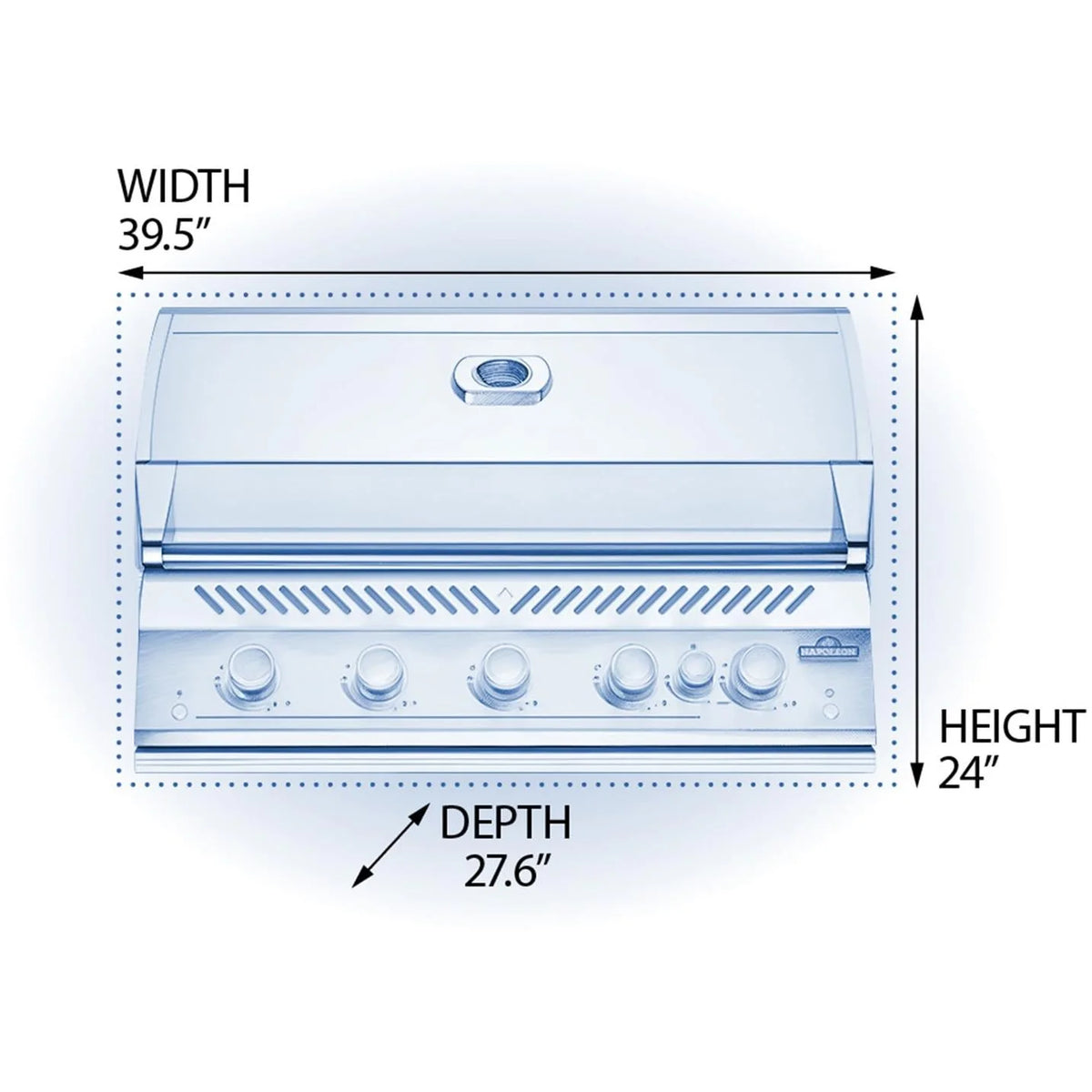 38-Inch Propane Gas Grill with Infrared Rear Burner and Rotisserie Kit W899827