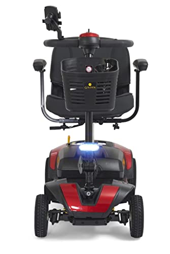 Red 4-Wheel Compact Mobility Scooter K2968