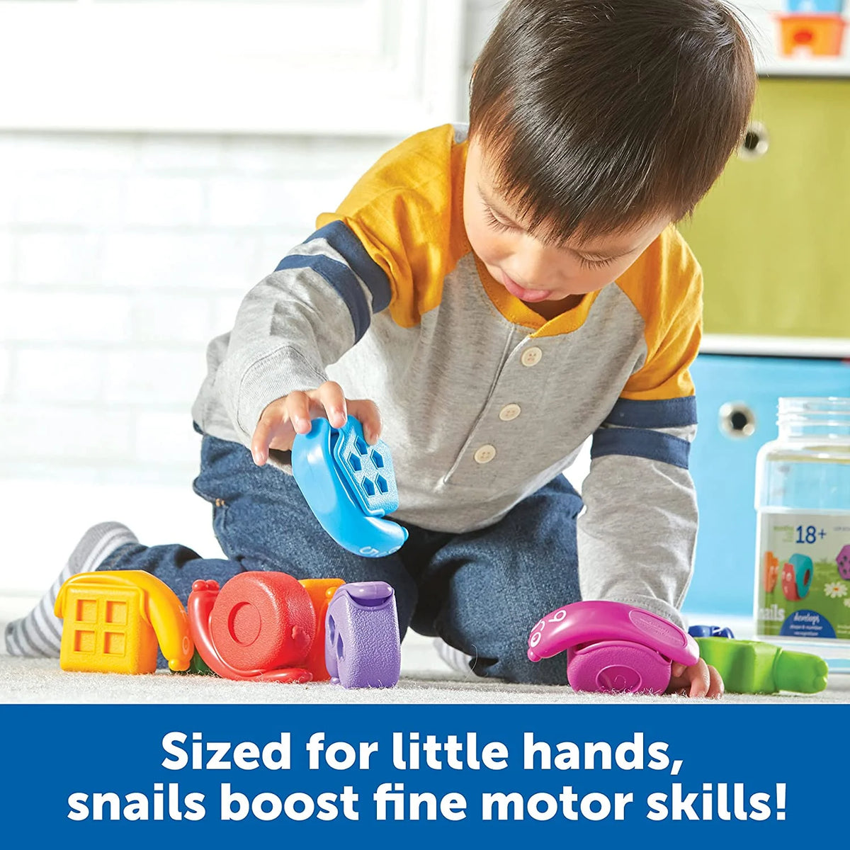 20 Pieces Shape Snails Educational Toys W264