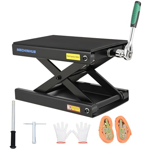 1200 Lbs Steel Motorcycle Lift Scissor Jack W23411