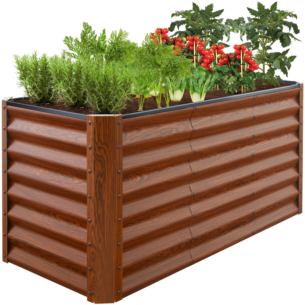 4x2x2ft Outdoor Metal Raised Garden Bed U3457