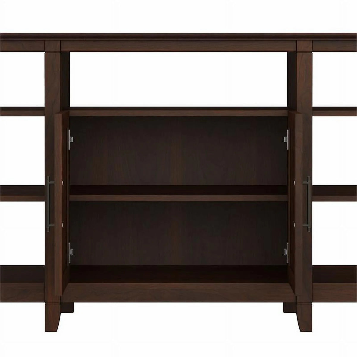 Contemporary Wood Tall TV Stand up to 65" Cherry Z5001