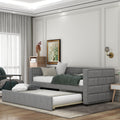 Gray Twin Size Daybed with Trundle Y759