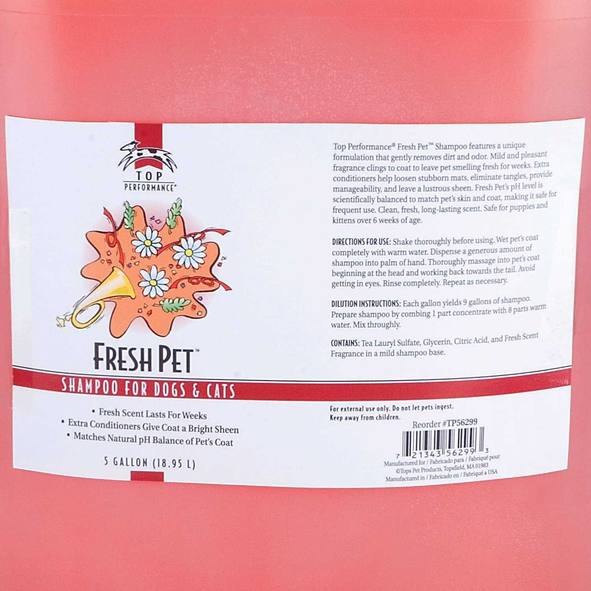 Fresh Pet Shampoo 5Gal M4592