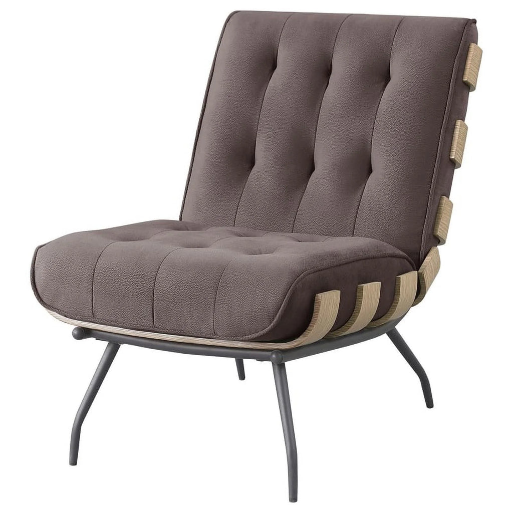 Mid-Century Upholstered Fabric Accent Chair C139677