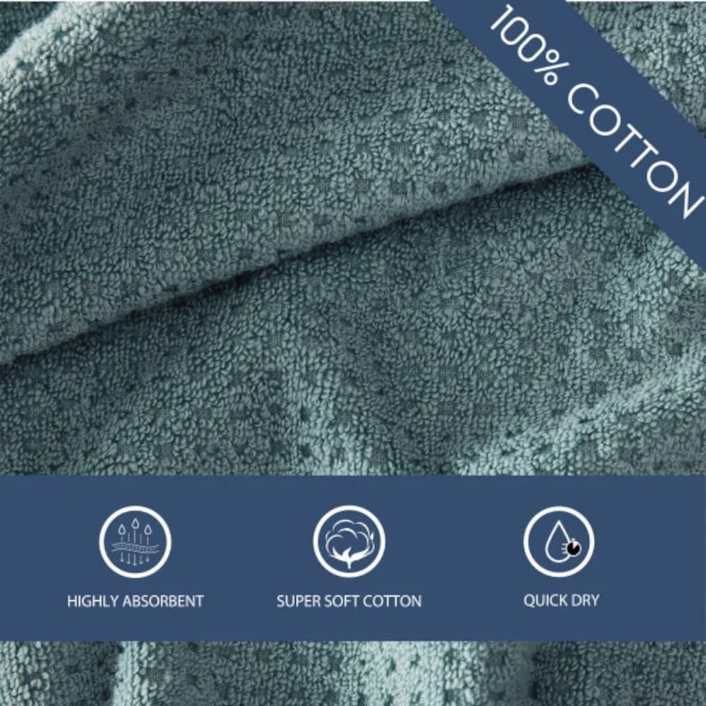 6 Piece Bay Blue Towel Set V71595