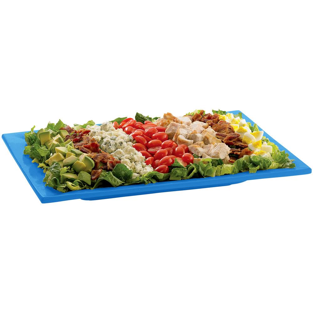 Sky Blue Cast Aluminum Rectangular Platter G63165